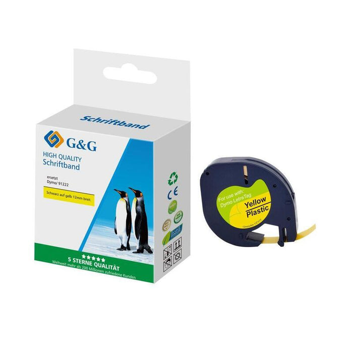G&G Schriftband Compatible Con Dymo 91222 S0721670