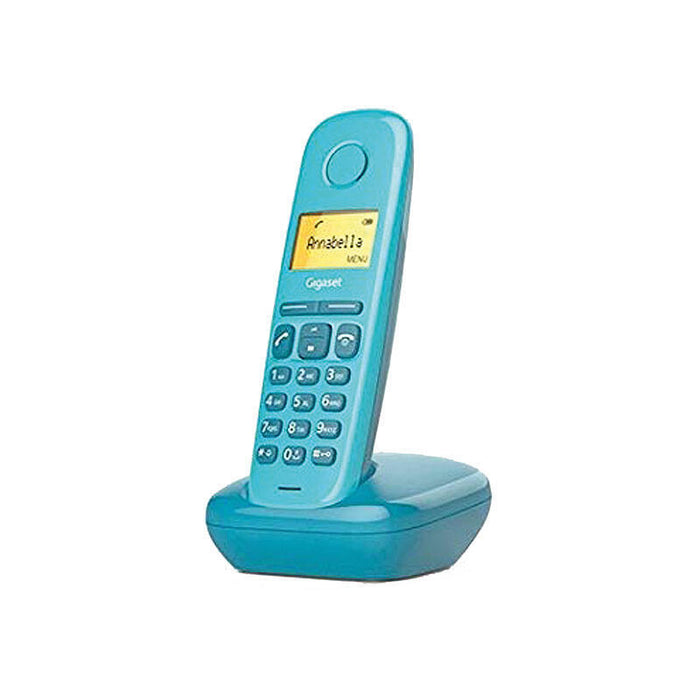 Gigaset A170 - Teléfono Dect Inalámbrico - Pantalla Gráfica Iluminada - Azul