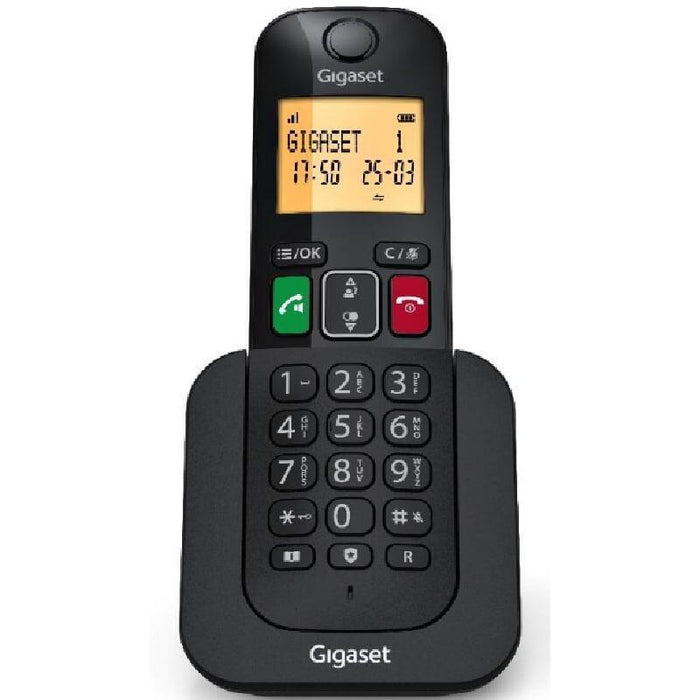 Gigaset Wireless Phone Essential 400 Black (S30852-H3009-D201)