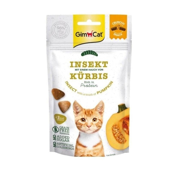Gimcat Crunchy Snacks Insect With Pumpkin 50g