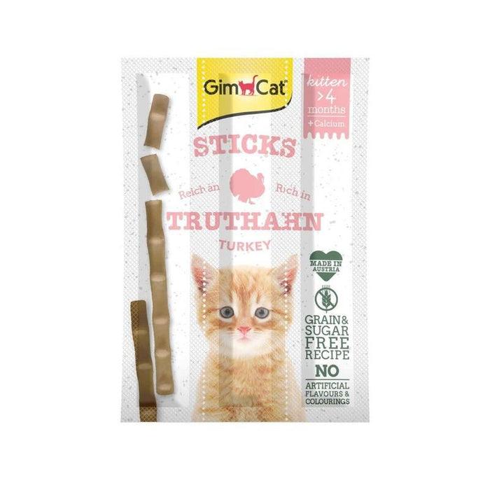 Gimcat Kitten Sticks Rich In Turkey 3x3g