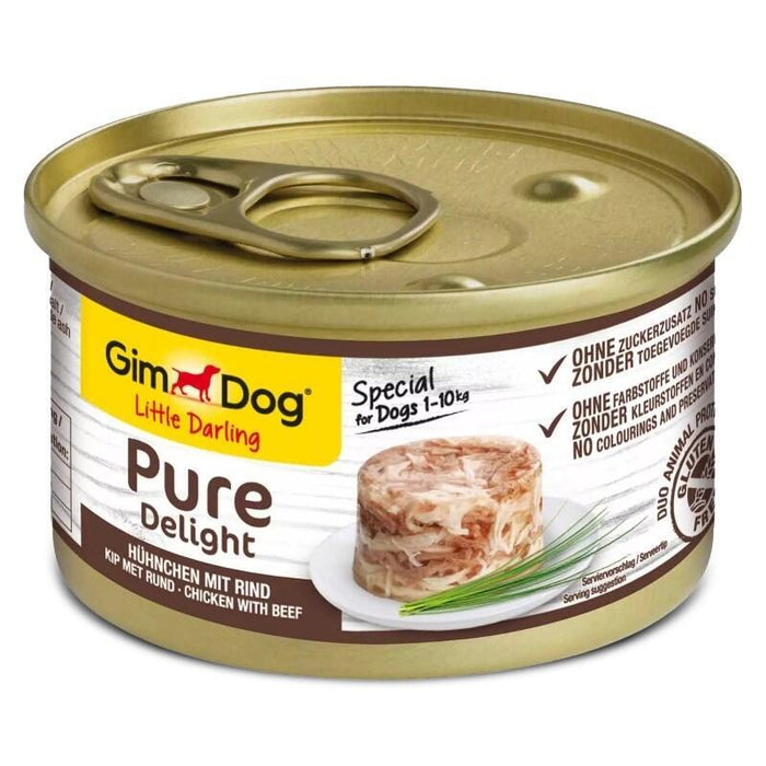 Gimcat Pure Delight Kurczak Z Wolowina 85g