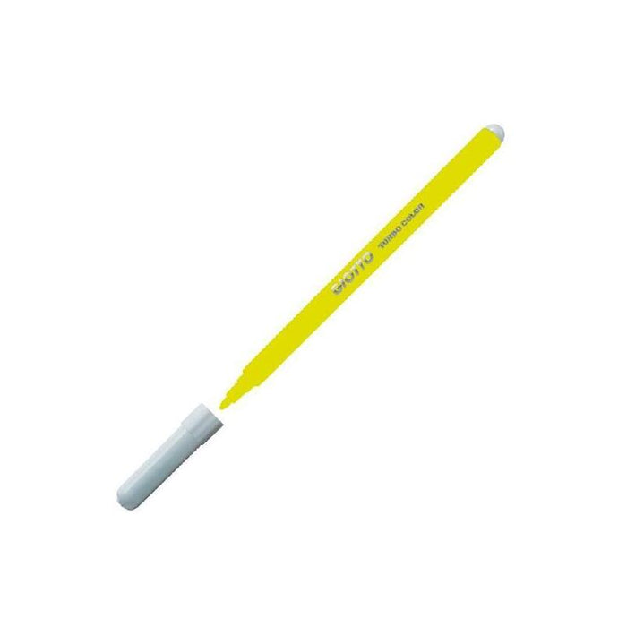 Giotto Rotulador Turbo Color Caja De 12 Amarillo