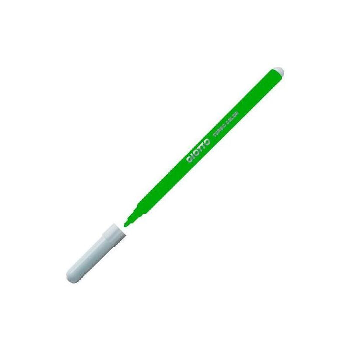 Giotto Rotulador Turbo Color Caja De 12 Verde Claro