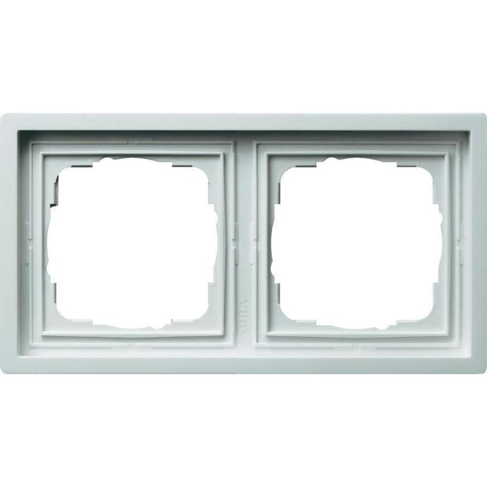 Gira 0212112 Marco 2f Blanco Puro Superficie Interruptor