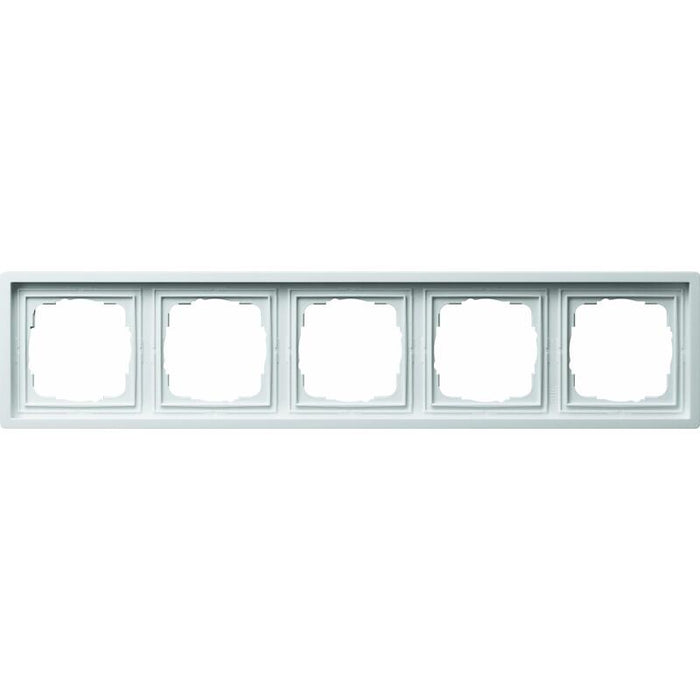 Gira 0215112 Marco 5f Blanco Puro Superficie Interruptor