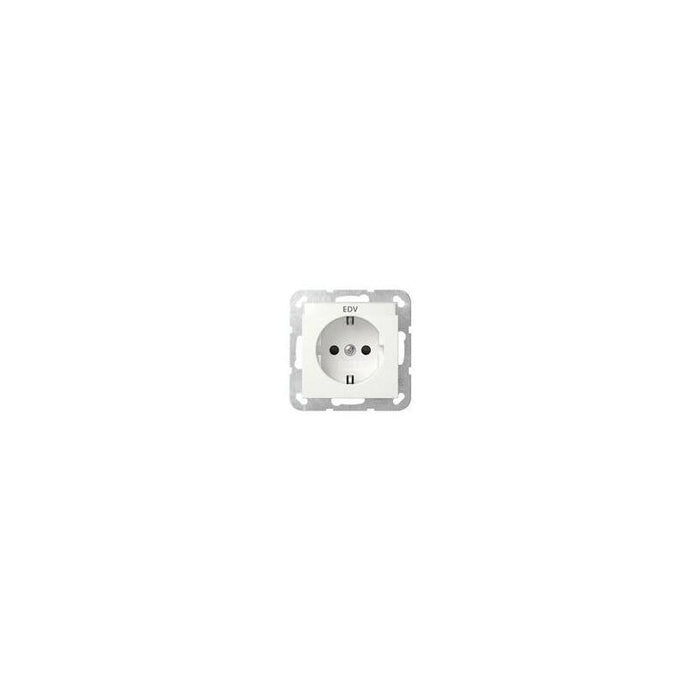 Gira 446203 Schuko Bsf + Sh System 55 Reinweiss