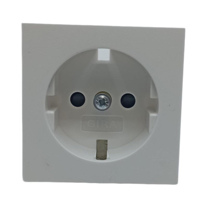 Gira 492003 Cubierta. Schuko-Toma De Corriente System 55 Blanco Puro