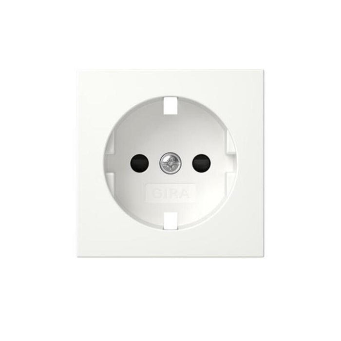 Gira 492103 Abd. Schuko-Steckd. Sh System 55 Reinweiss
