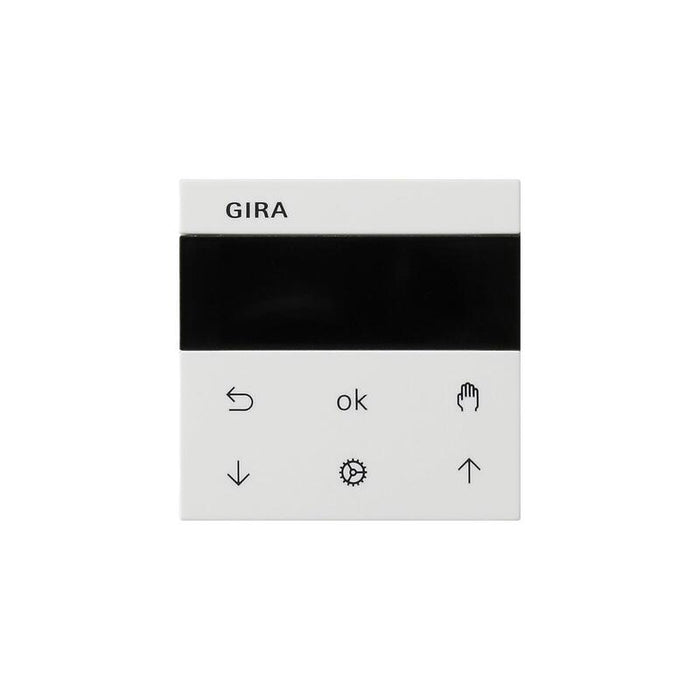 Gira S3000 Jalousie- Y Schaltuhr Display System 55 Blanco Puro Brillante