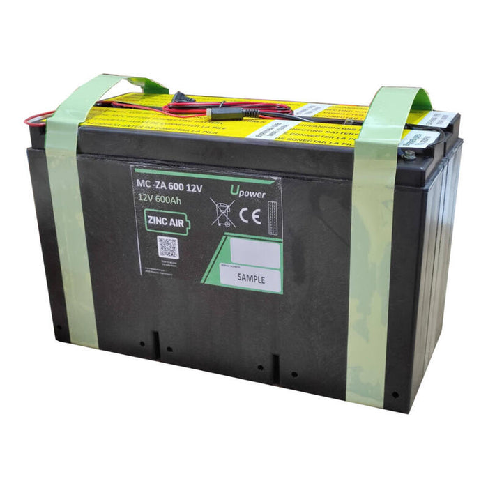 Global Bat-12v600-Dc Batería De Zinc-Aire 12v-600. Triple Conector Dc