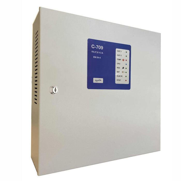 Global C-709-Smps Fuente De Alimentación 24v 3a En Caja Metálica