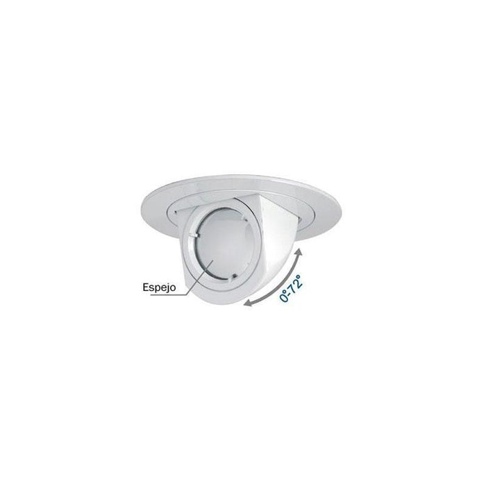 Global Ipt-Hs-L4 Oculta Ojo De Buey Orientable 540tvl 0.5lux 3.6mm