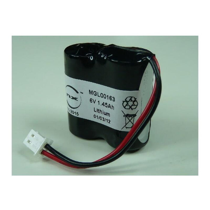 Global Mgl00163 Dos Pilas De Litio 2xcr123 2s1p St1 6v 1.45ah