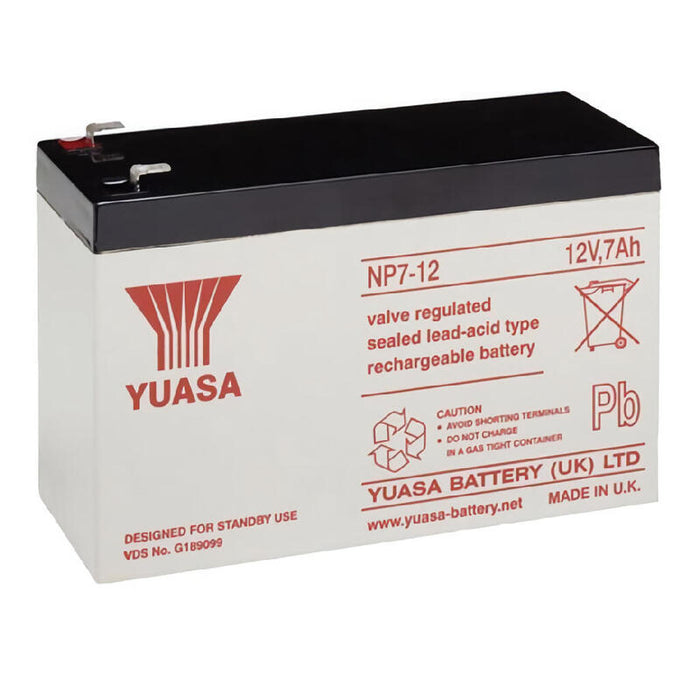 Global Np7-12 Batería De 12v. Capacidad 7ah. Conexión Tipo Faston 4.8mm
