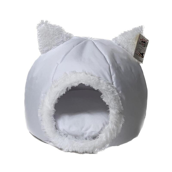 Go Gift Cama Para Gatos - Gris Claro - 40x40x34 Cm
