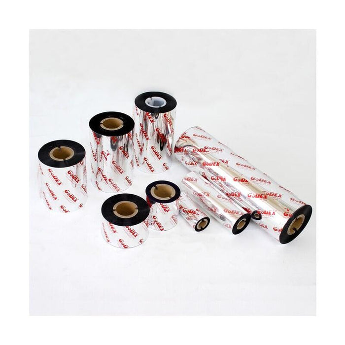 Godex Ribbon Resina 110 Mm X 450 Metros (Grs 945) Caja De 6 Rollos