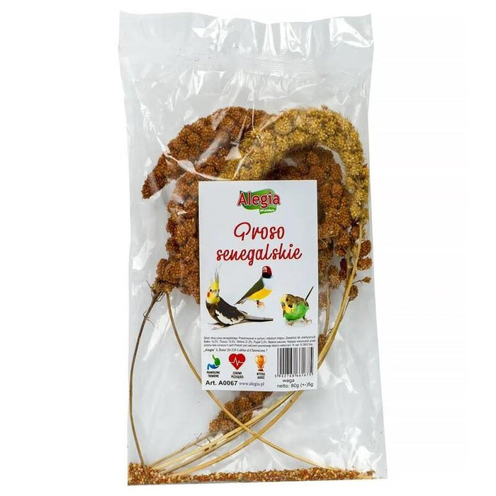 Golosina Para Pájaros Y Roedores Alegia Mijo Senegalés  80g