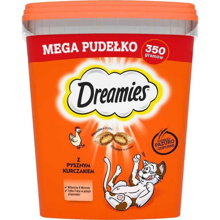 Golosinas Para Gatos Dreamies Mezcla De Sabores Con Pollo Y Queso  2x350 G
