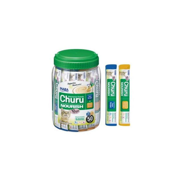 Goma Para Gatos Inaba Churu Nourrish Chicken And Tuna  50x14 G