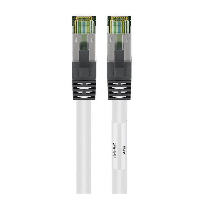 Goobay 55125 Cable De Red 2 M Cat8.1 S/Ftp (S-Stp) Blanco