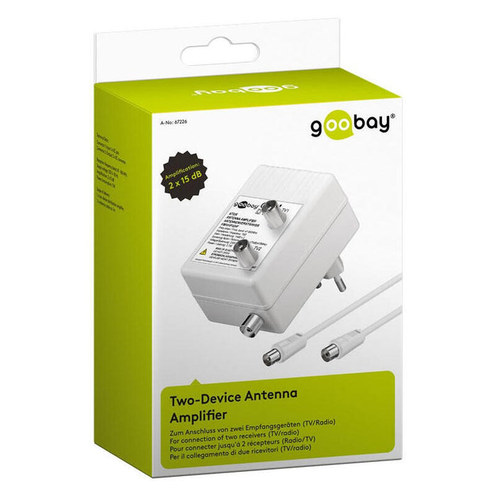 Goobay 67226 Amplificador Señal De Tv 47 - 862 Mhz