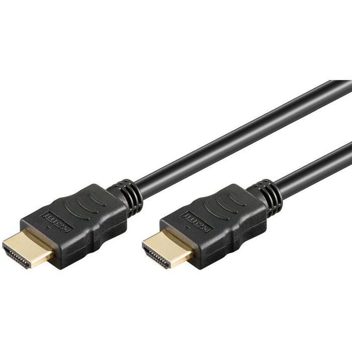 Goobay 80103 High Speed Hdmi Cable With Ethernet, Gold-Plated, 2 M