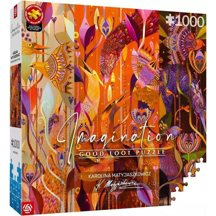 Good Loot Imagination Puzzle: Karolina Matyjaszkowicz - W Ptasim Gaszczu Tryptyk, 1000 Elementów