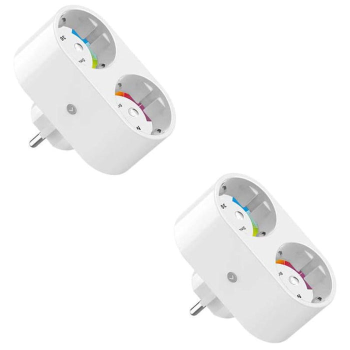 Gosund Sp211 3680 W 1wi-Fi 2,4 Ghz Doble Pack De 2 Blanco - Enchufe Inteligente