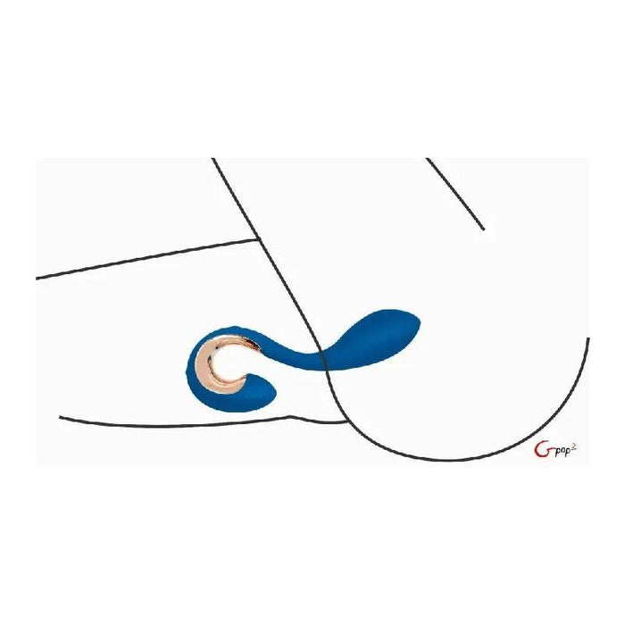 G-Vibe - Gpop 2 Vibrador Punto G Y P Azul Indigo