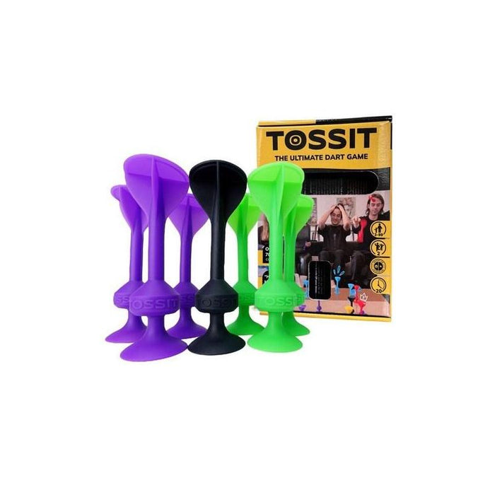 Juego De Dardos Con Ventosas De Silicona Tossit Set Inicial  Verde Y Morado