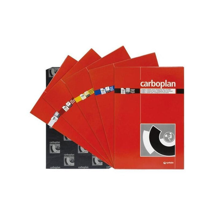 Grafoplas Papel Carbón Y De Calcar Carboplan 210x330mm Pack 10h Azul