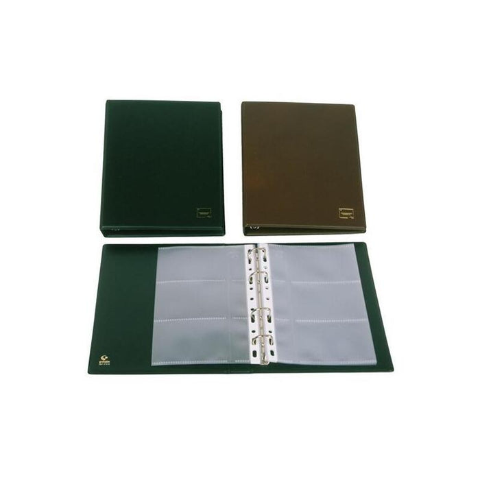 Grafoplás Portatarjetas De Visita Basic 1/4 Capacidad 60 Tarjetas Pvc Negro