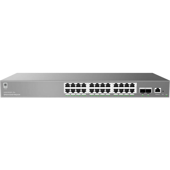 Grandstream Gwn7803pl Pro  Enterprise Layer 2++ Managed Switch  24× Gigabit Rj45 (Poe Poe+) + 2× Gigabit Sfp+