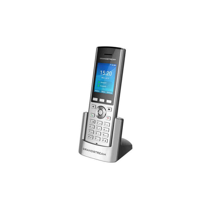 Grandstream Networks Wp820 Teléfono Ip Negro, Plata Terminal Inalámbrico Lcd 2 Líneas Wifi