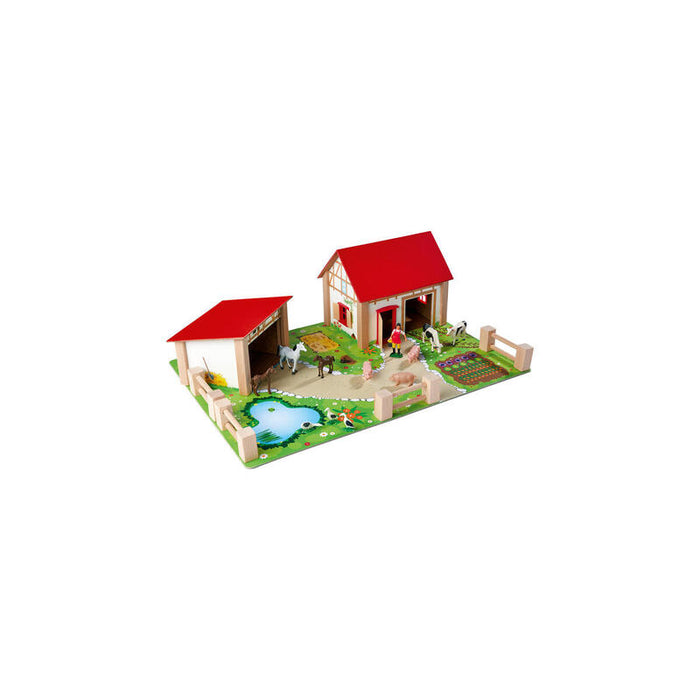 Granja Eichhorn Con Accesorios, Figura De Juguete 100004309