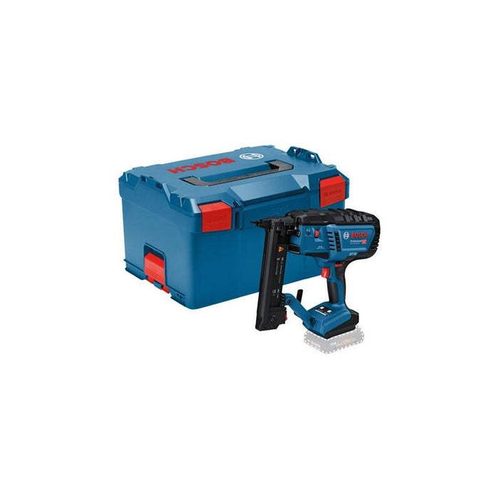 Grapadora Bosch Professional  De Madera A Batería Gnh 18v-38 M Professional Solo, 18 Voltios, Grapadora Eléctrica Azul/Negro, Sin Batería Ni Cargador, En L-Boxx 601482501