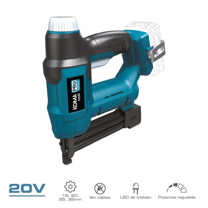 Grapadora Clavadora 20 V (Sin Bateria Ni Cargador)