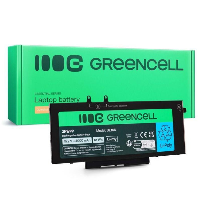 Green Cell Battery De166 Dell 4000mah 15,2v