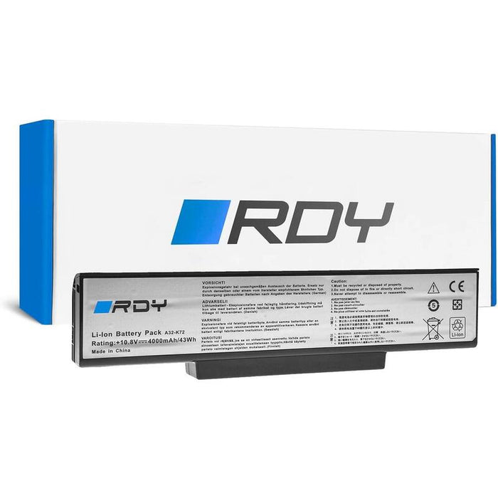 Green Cell Battery Rdy A32-K72 To Asus N71 K72 K72j K72f K73s K73sv N71 N71j