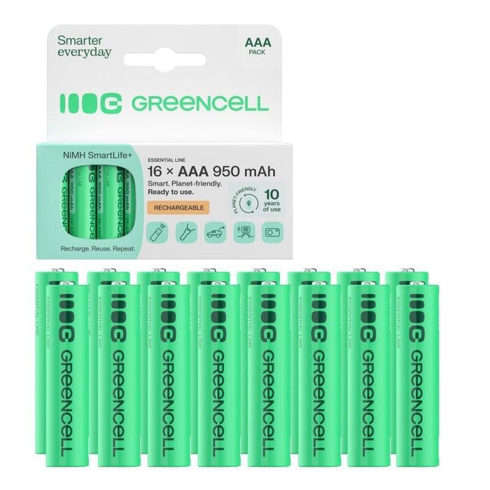 Greencell Pilas Recargables  16xaaa Hr03 950mah