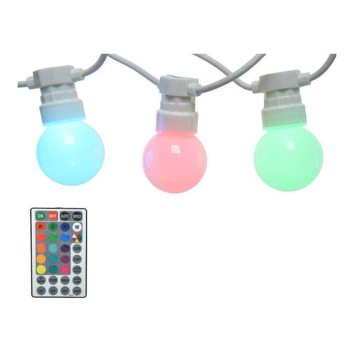 Guirnalda 20 Bombillas Led Rgb Exterior 14,5m Ip44 Lumineo