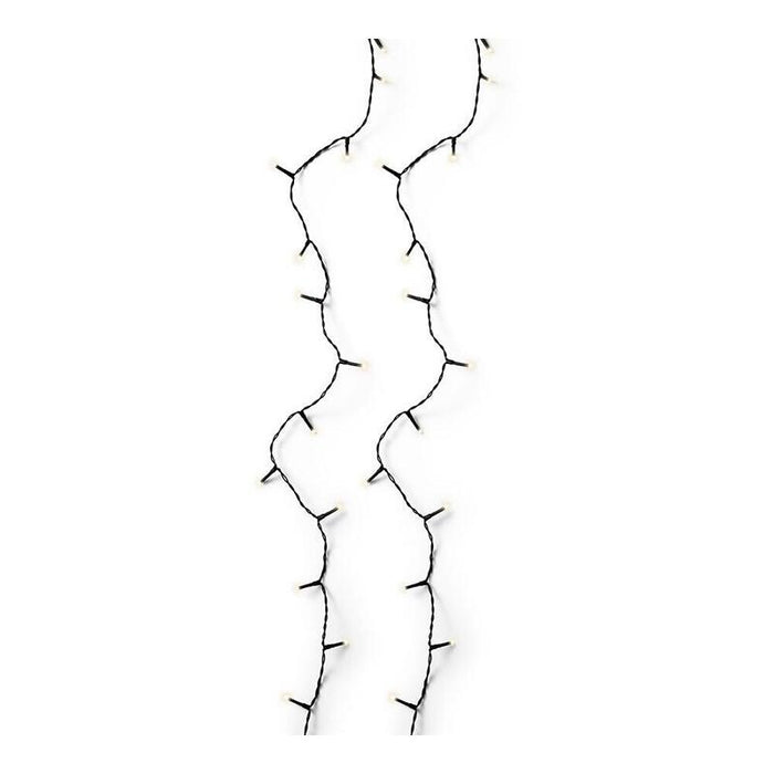 Guirnalda Multifunción, Uso Exterior, Basic, Blanco Cálido, Cable Negro, 360 Leds, 27 M