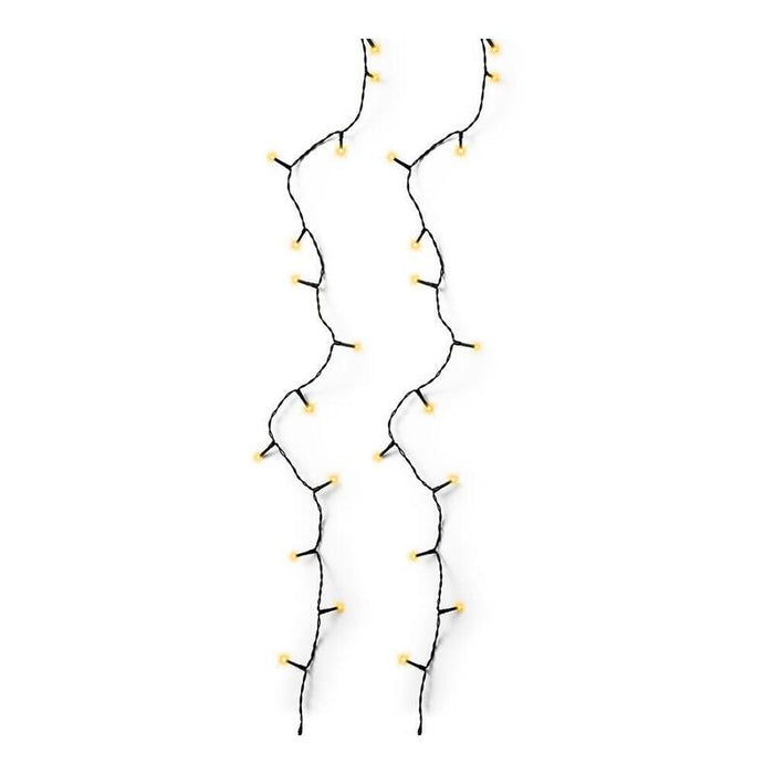 Guirnalda Multifunción, Uso Exterior, Basic, Cálida Clásica, Cable Negro, 240 Leds, 18 M