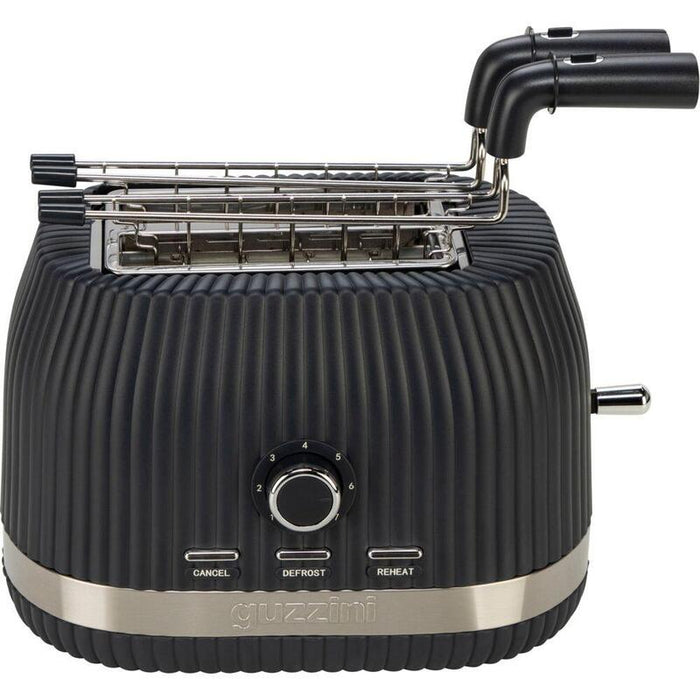 Guzzini Sous Chef Toaster Mit Klappbaren Zangen, Grau