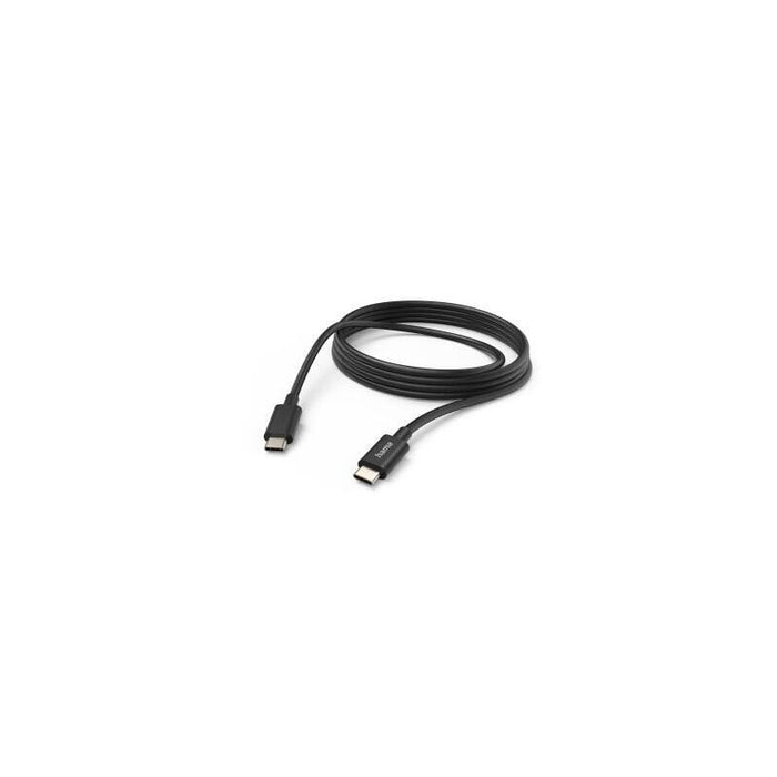 Hama Cable Usb-C - Longitud 1m - Usb-C A Usb-C - 480 Mbit/S - 60w - Negro