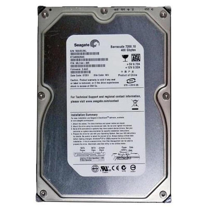 Harddrive 400gb - Warranty: 12m