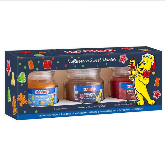 Haribo Duftkerze Sweet Winter 3er Set