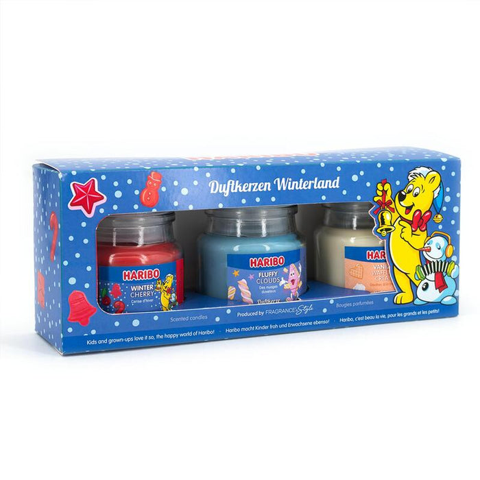 Haribo Vela Aromática Winterland 3er Set