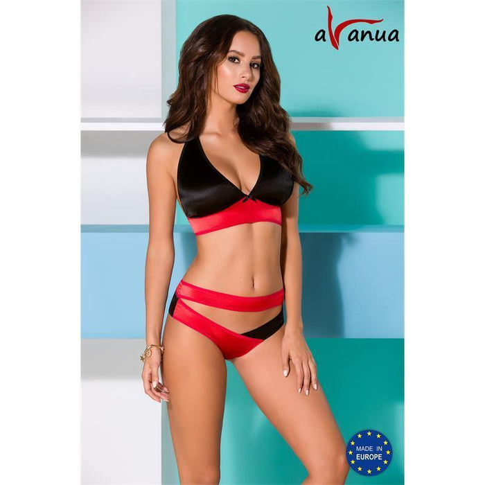 Harper  Set Rojo/Negro Talla (Interno):S/M